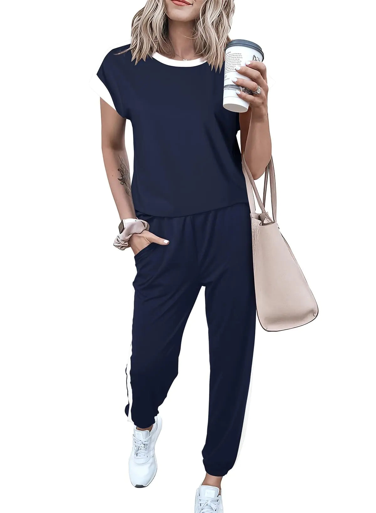 Colorblock Cozy Loungewear Set